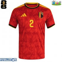 Belgia Zeno Debast #2 Hjemmedrakt VM 2026 Kortermet